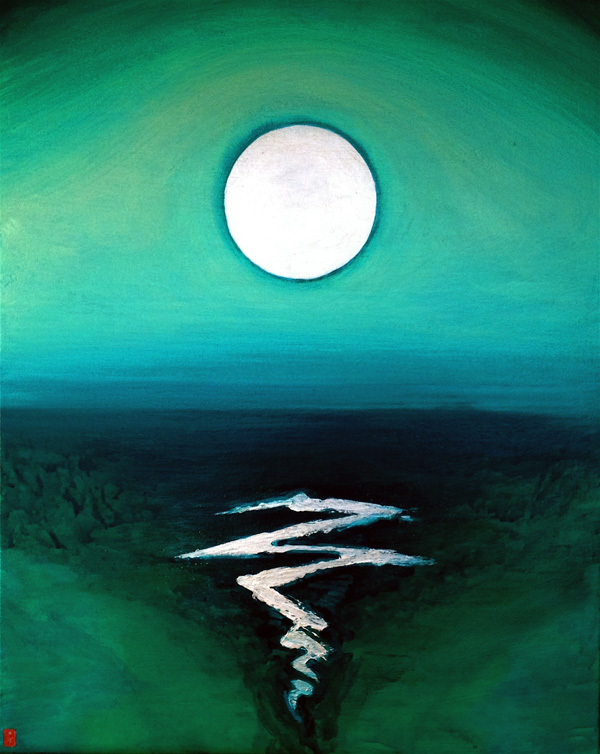 Moon Over Waves I (2013)